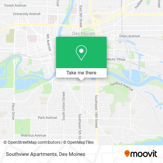 Mapa de Southview Apartments