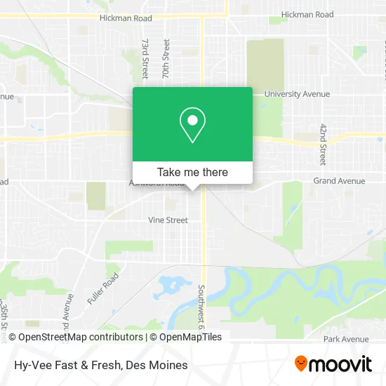 Hy-Vee Fast & Fresh map