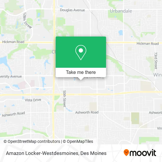 Mapa de Amazon Locker-Westdesmoines
