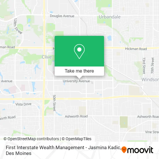 First Interstate Wealth Management - Jasmina Kadic map