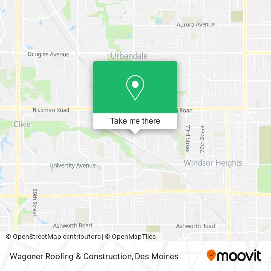 Wagoner Roofing & Construction map