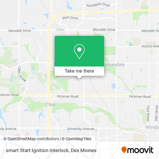 smart Start Ignition Interlock map