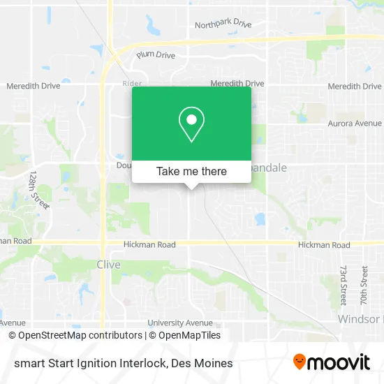 smart Start Ignition Interlock map