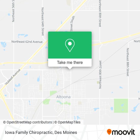 Iowa Family Chiropractic map