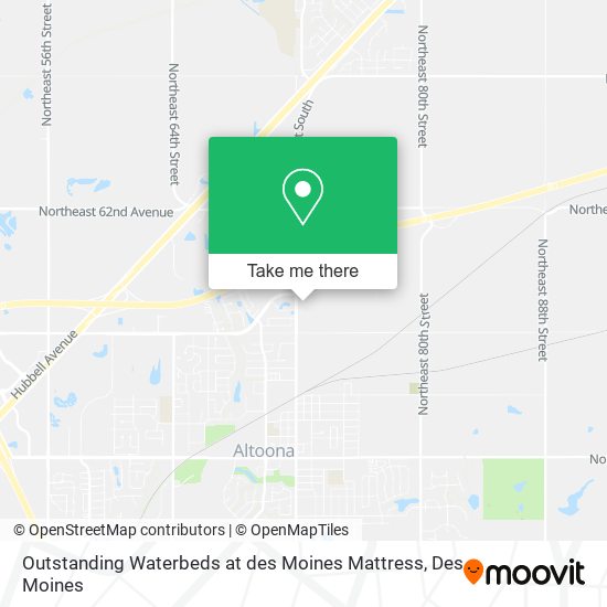 Mapa de Outstanding Waterbeds at des Moines Mattress