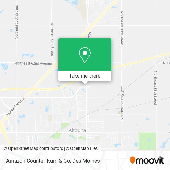 Amazon Counter-Kum & Go map
