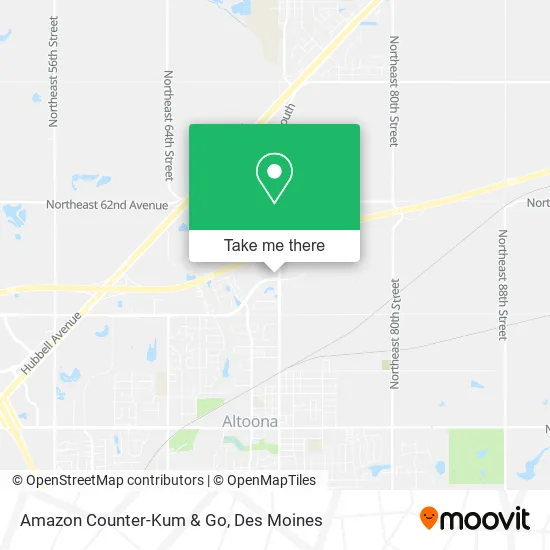 Amazon Counter-Kum & Go map