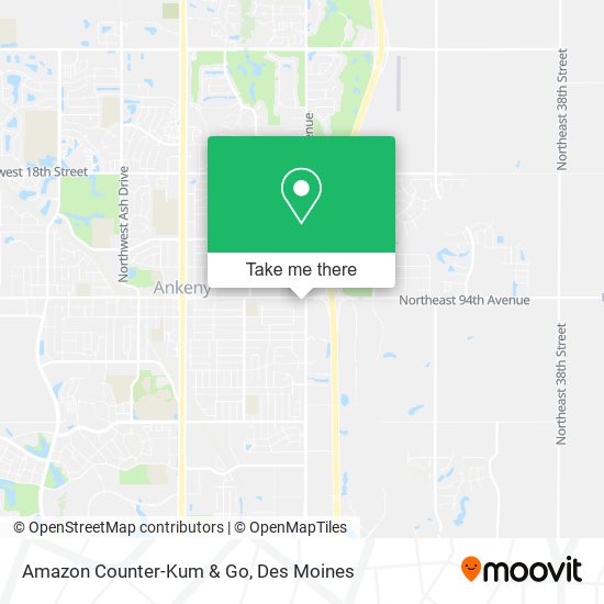 Amazon Counter-Kum & Go map