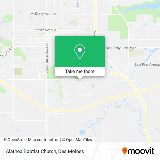 Alathea Baptist Church map
