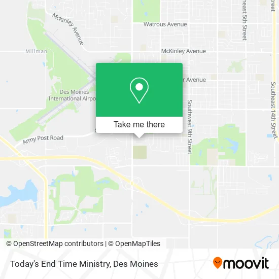 Mapa de Today's End Time Ministry
