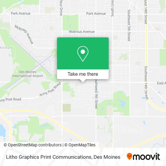 Litho Graphics Print Communications map