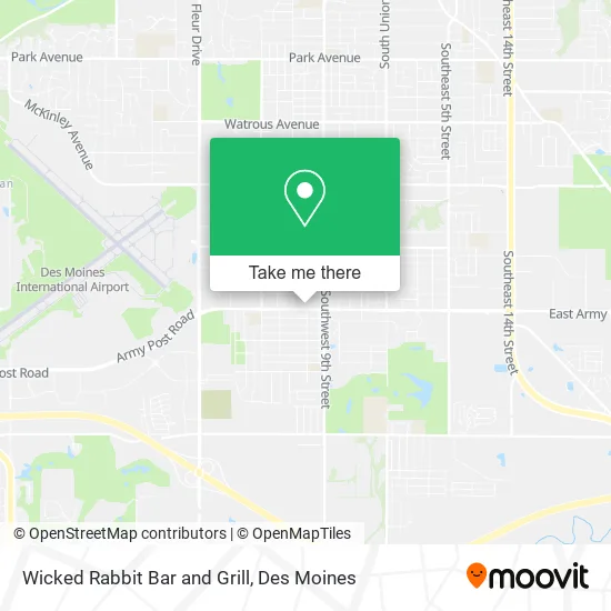 Mapa de Wicked Rabbit Bar and Grill