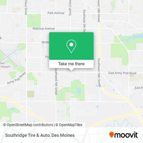 Southridge Tire & Auto map