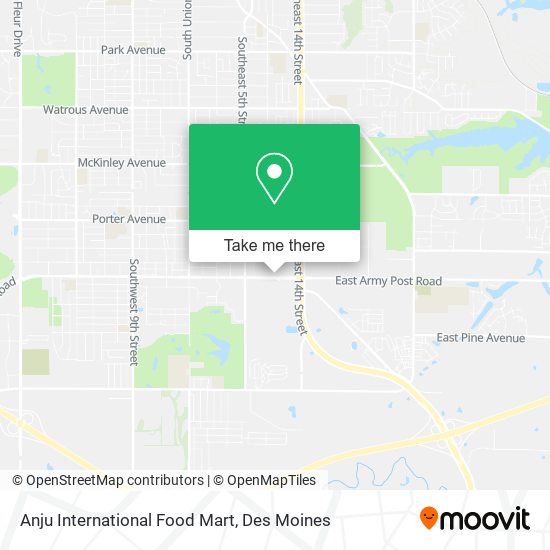 Anju International Food Mart map