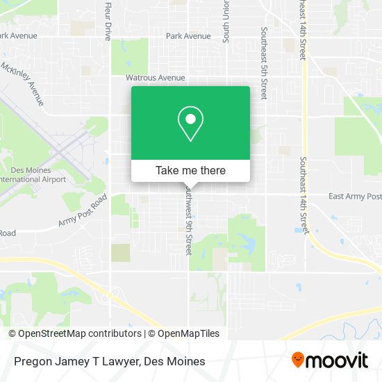 Pregon Jamey T Lawyer map