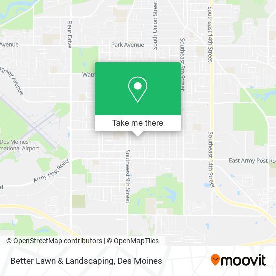 Better Lawn & Landscaping map