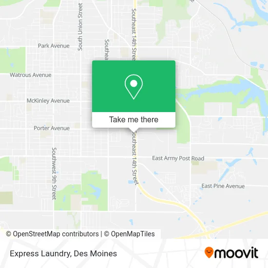 Express Laundry map