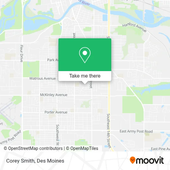 Corey Smith map