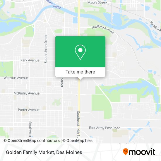 Golden Family Market map