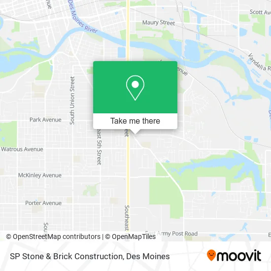 Mapa de SP Stone & Brick Construction