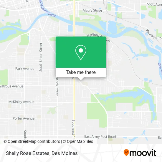 Mapa de Shelly Rose Estates