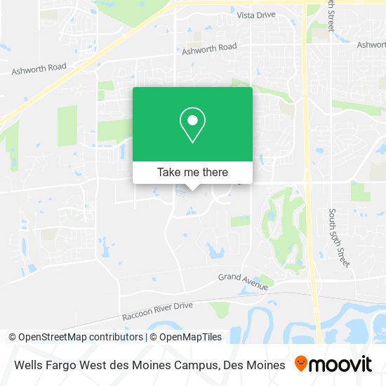 Wells Fargo West des Moines Campus map