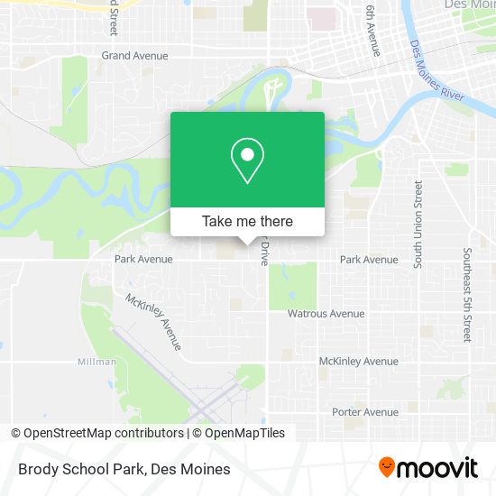 Brody School Park map