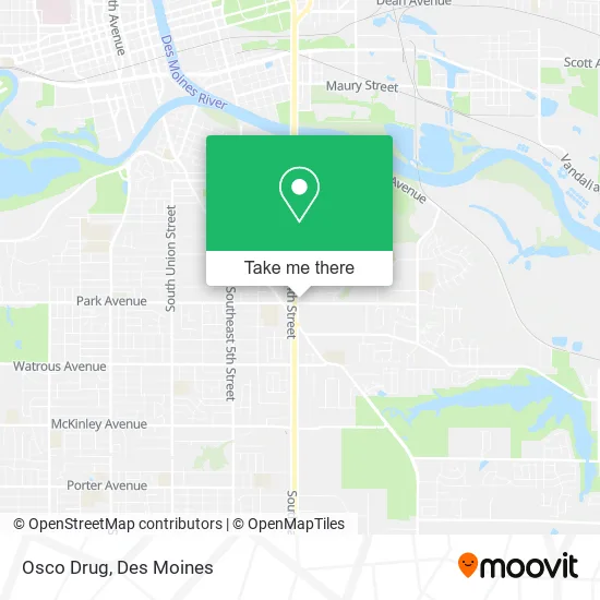 Osco Drug map