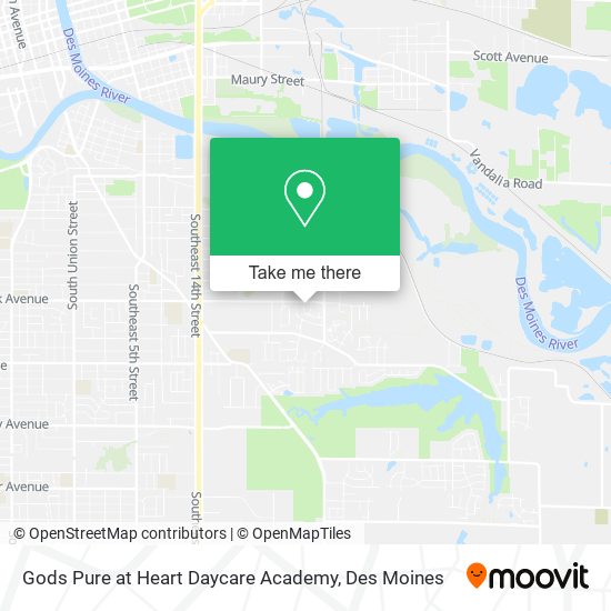 Mapa de Gods Pure at Heart Daycare Academy