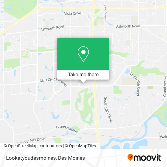 Lookatyoudesmoines map