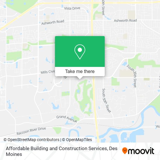 Affordable Building and Construction Services map