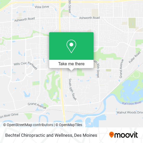 Bechtel Chiropractic and Wellness map