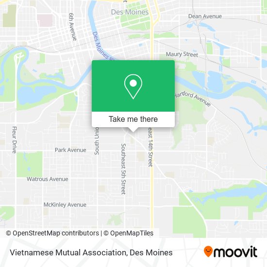 Vietnamese Mutual Association map