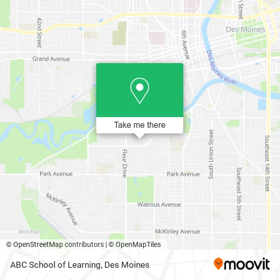 ABC School of Learning map