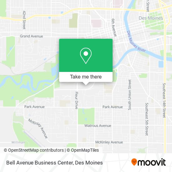 Bell Avenue Business Center map