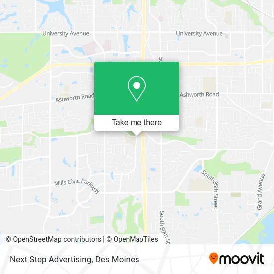 Next Step Advertising map