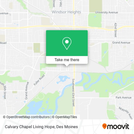 Calvary Chapel Living Hope map