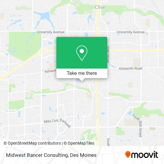 Mapa de Midwest Bancer Consulting