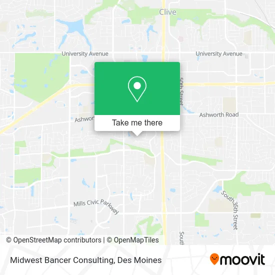 Midwest Bancer Consulting map