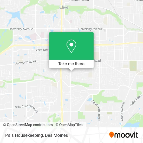 Pals Housekeeping map