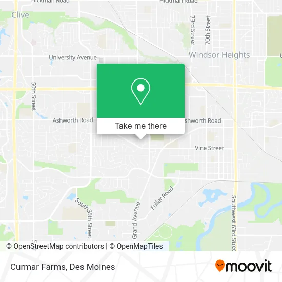 Curmar Farms map