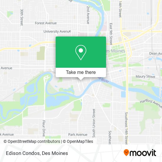 Edison Condos map