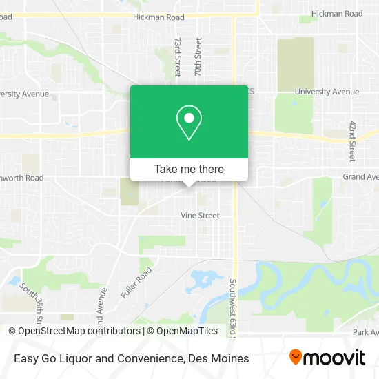 Easy Go Liquor and Convenience map