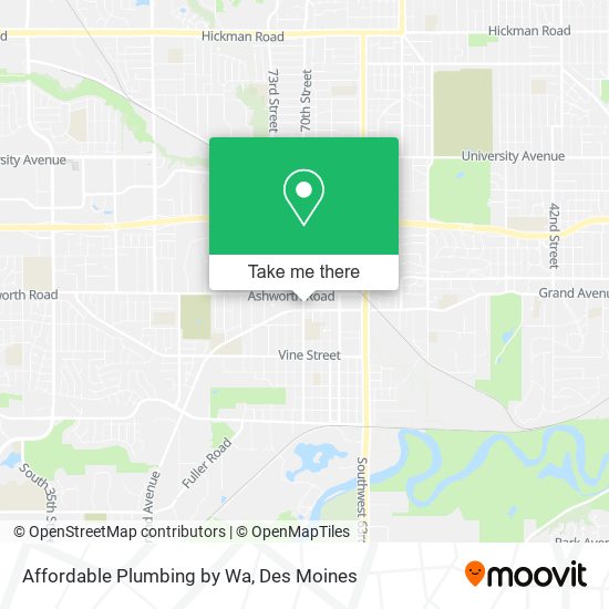 Affordable Plumbing by Wa map
