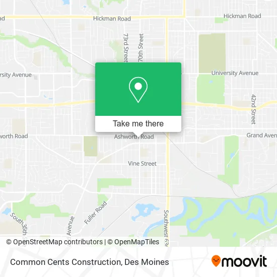 Common Cents Construction map