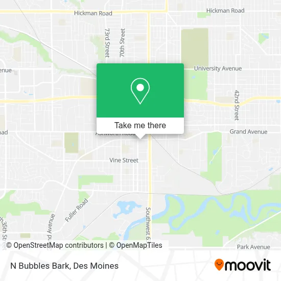 N Bubbles Bark map