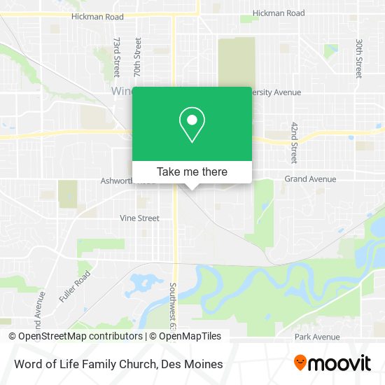 Mapa de Word of Life Family Church