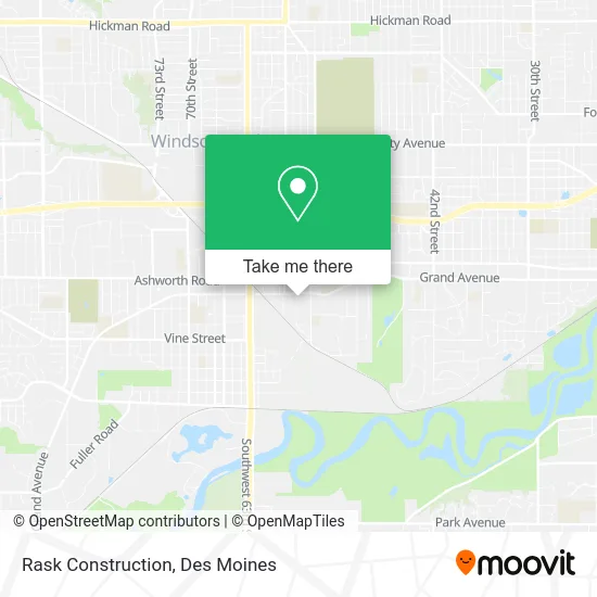 Rask Construction map