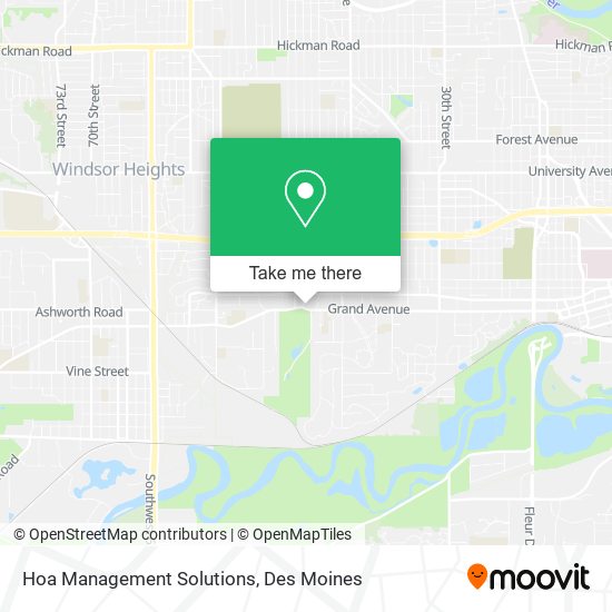 Hoa Management Solutions map