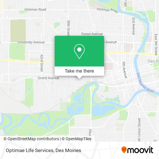 Optimae Life Services map